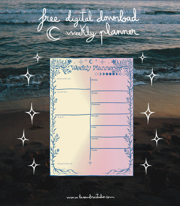 FREE Weekly Planner :)